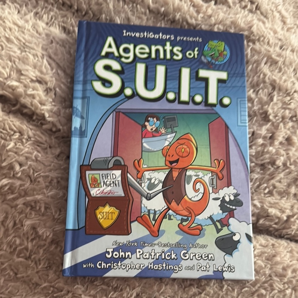 Barnes & Noble Agents of S.U.I.T. Book - Blue and Green Cover